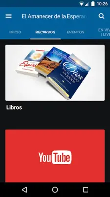 El Amanecer de la Esperanza android App screenshot 4